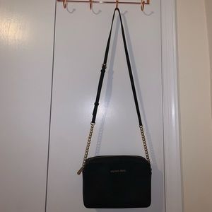 Michael Kors Ginny Leather Crossbody Bag